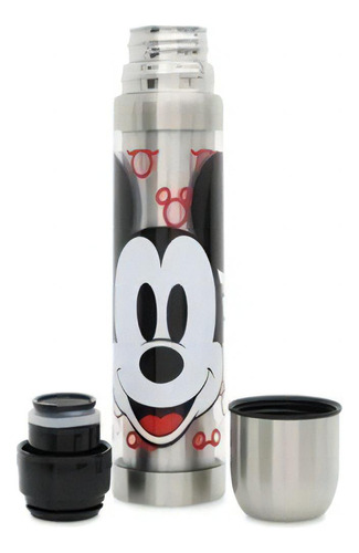 Termo Cafe Vaso Termico Disney Mickey Acero Inoxidable 500ml