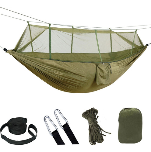 Hamaca De Camping Grande Con Mosquitera 2 Personas