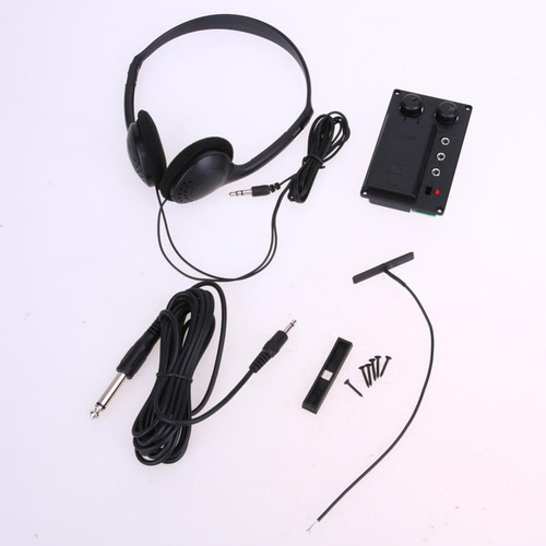 Violino Elétrico Silencioso Eq Captador Piezo Com Fone De