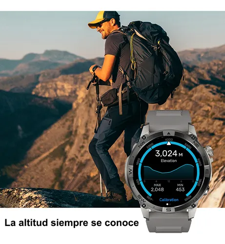 Amoled Smartwatch Hombre Reloj Inteligente Brújula Contestar