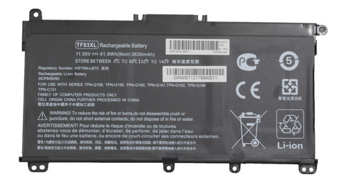 Bateria Compatible Con Hp Pavilion X360 14-cd0004la