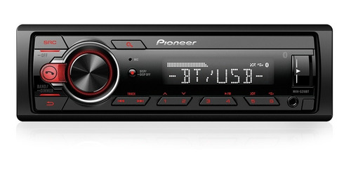 Som automotivo Pioneer MVH S218BT com USB bluetooth e radio