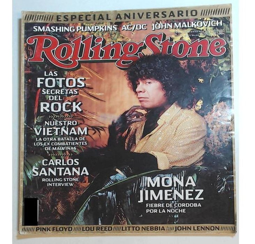 Revista Rolling Stone 25 Aniversario Mona Jimenez