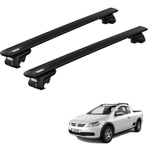 Rack Bagageiro Vw Saveiro 2p Pickup 2010 Em Diante Evo Thule