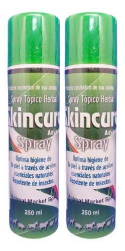 Pack 2 Nutricare Skincure 250ml Cicatrizante Para Mascotas