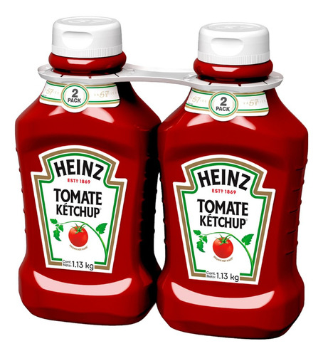 Salsa Catsup Heinz Ketchup 2 Piezas De 1.13 Kg C/u (2.26kg)