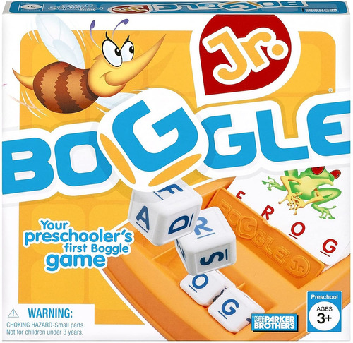 Hasbro- Boggle Junior Game, Juego De Mesa