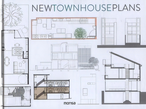 NEW TOWNHOUSE PLANS, de MINGUET, ANNA. Editorial Monsa, tapa dura en español/inglés, 2018