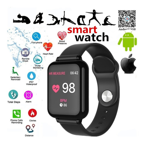 Smartwatch Ip67 Impermeable Para iPhone Android