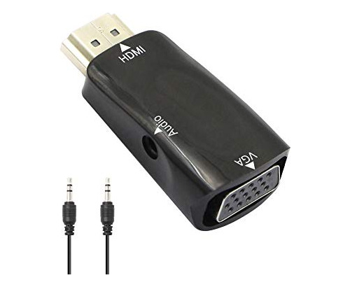 Adaptador Hdmi A Vga Yacsejao, Conector Hdmi Macho A Vga