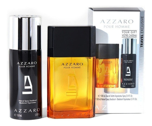 Azzaro Pour Homme Set 100ml Deo 150ml Volumen De La Unidad 150 Ml