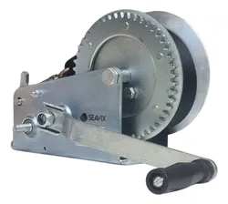 Comprar Guincho Manual Catraca De 2000lbs Com Fita E Trava De Segurança Reboque no Mercado Livre