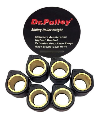 Rodillos Dr Pulley Kymco People 250 23x18 19gr. Motos Mca