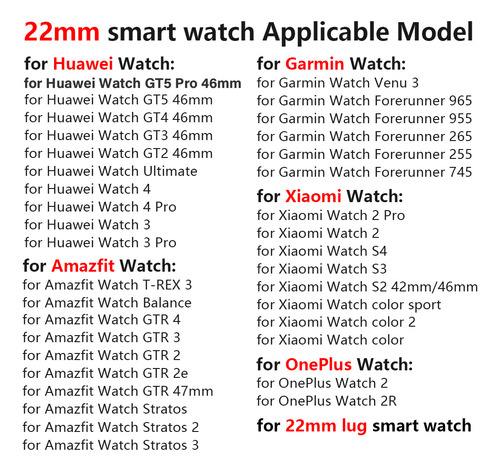 22 Mm Titanium Correa For Huawei Watch Gt5 Pro Correa
