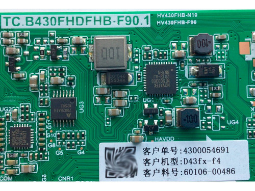 Kit Vizio 60103-00617 Tp.mt5581.pb756 60106-00486 D43fx-f4 (Usado)