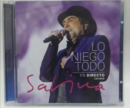 Imagen 2 de 4 de Joaquin Sabina Lo Niego Todo En Directo Cd + Dvd 2018