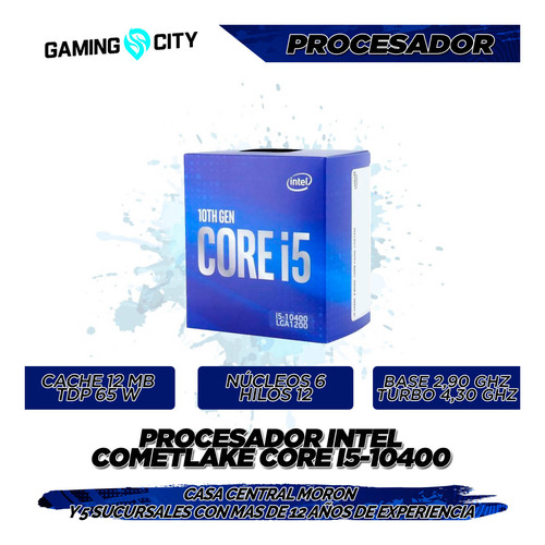 Imagen 3 de 7 de Pc De Escritorio Cpu Intel Core I5 10400 8gb M2 240gb
