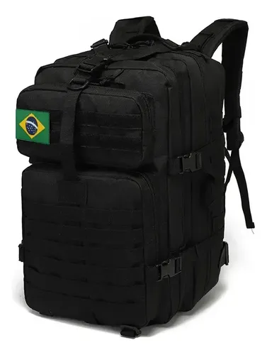 Mochila Tática Militar 45l Grande Impermeável Reforçada