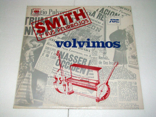 Smith Y Sus Pelirrojos Volvimos  Lp Muy Buen Estado 