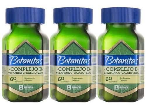 3 Complejo B + Vitamina C - Unidad a $842