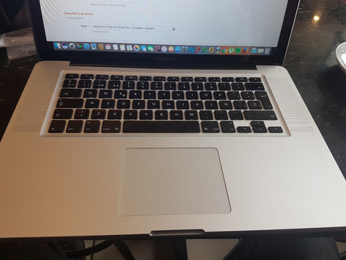 Macbook Pro I7  16gb Ram Disco Ssd 480gb ,15 Pulgadas