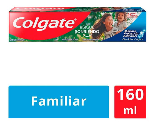 Pasta Dental Colgate Máxima Protección Anticaries 160ml