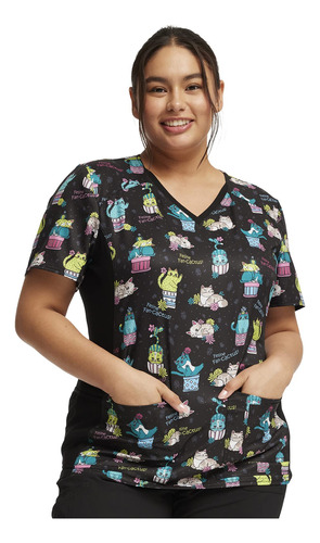 Cherokee Impresiones Mujeres Calentamiento Scrubs Chaqueta S