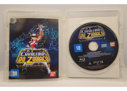 Ps3 Os Cavaleiros Do Zodiaco Batalha Santuario Físico Ps3