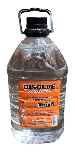 Aguarrás Irat N11 Disolve X3.6 Litros Mapache