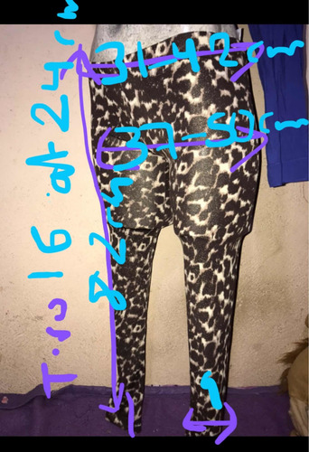 Sexy Leggin Mayon Animal Print Glitter Miley Cirus Y Maxazri (Usado)