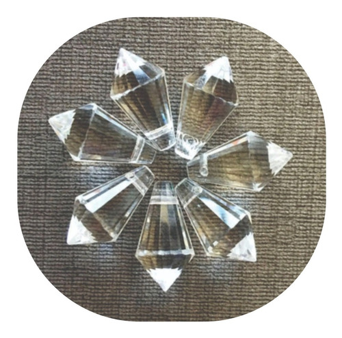 Piedra De Cristal Pendulo De 30 Mm, Candil, Cortina, Amuleto