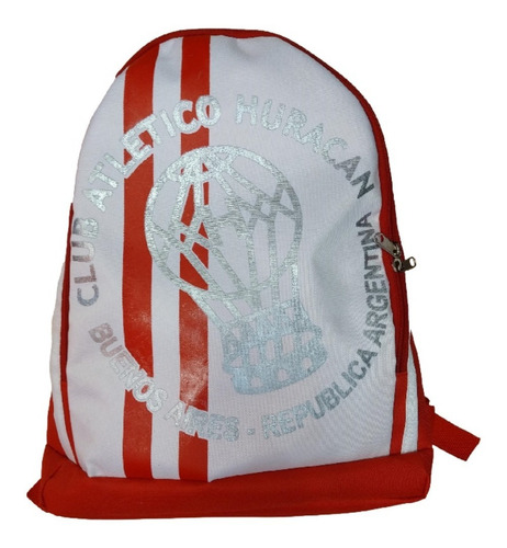 Imagen 5 de 7 de Mochila Club A. Huracán Blanco H1