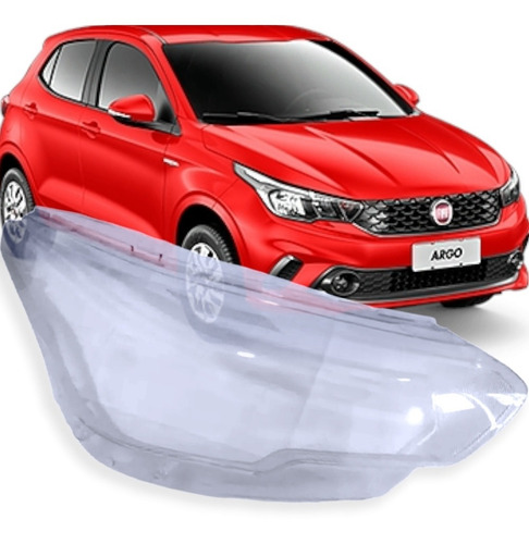 Lente Óptica Acrílico P/ Fiat Cronos 2017 2018 2019 2020 Der