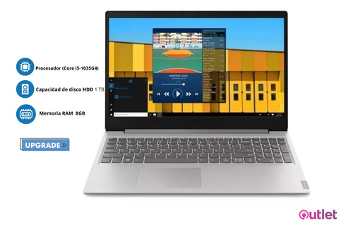 Notebook Lenovo S145-15iil Intel I5 1035g4  8gb Ram 1tb Hdd (Reacondicionado)