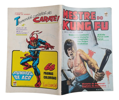 Gibi Hq Mestre Do Kung Fu Ed. Bloch Nº 22 - Anos 70 (Usado)