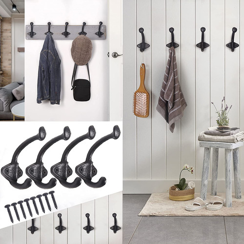 Ganchos De Pared Rústicos Abrigos