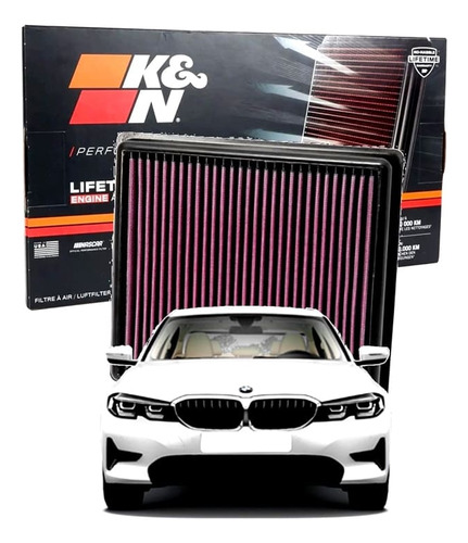 Filtro Ar K&n Bmw 316i 1.6 Turbo 16v 2014 E 2015