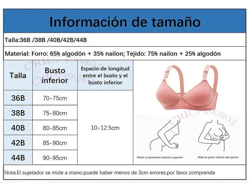 Medida de brasier 36b hotsell