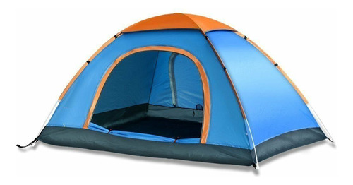 Carpa Autoarmable 2 Personas Dos Puertas Camping Impermeable