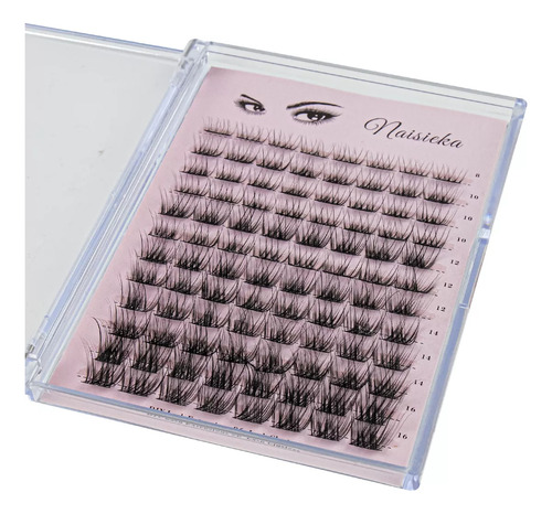Cilios Volume Brasileiro Conjunto De 96 Cílios Mink Mix, Pacote De Cílios Bonitos E Reutilizáveis, Cílios Naturais Com Um Único Cacho, Presente Festivo Para A Casa, Carnaval De Natal