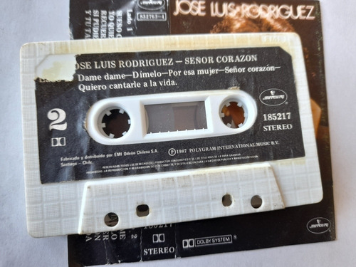 Cassette De José Luis Rodríguez Señor Corazón (#1318 (Usado)