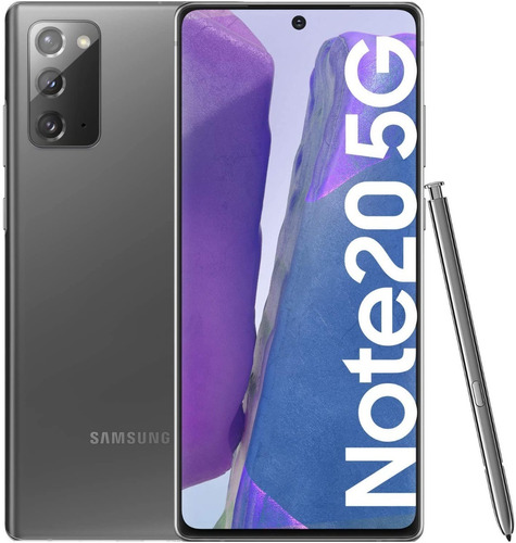Samsung Galaxy Note 20 5g 128gb Gris Místico De Exhibición Originales A Msi