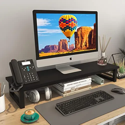 Soporte Elevador De Monitor Doble, 39 Pulgadas De