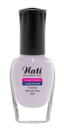 Imagem 2 de 2 de Esmalte Nati 5free - Saia De Tule - 8 Ml - Kit Com 6 Frascos