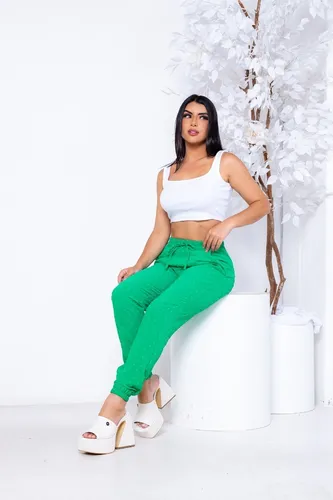 Cal a Feminina Jogger Bomber Colorida C s Com El stico