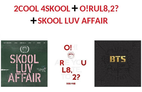 Bts - 2cool 4 Skool + Skool Luv Affair + O!ru8,2?