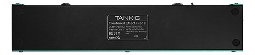 Pedal Multiefeitos Recarregável M-vave Tank-g