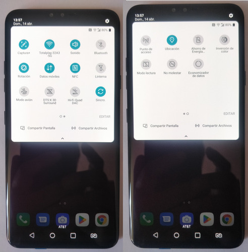 Lg V40 Thinq Dual Sim 128 Gb Negro 6 Gb Ram Desbloqueado Negro (Usado)