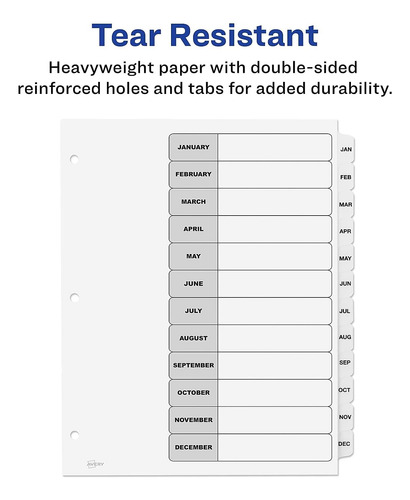 11126 Divider - Divisor (215.9, 279.4, White)