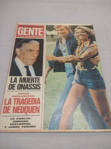 Revista Gente 504 Onassis - Perfumo - Ayala Año 1975